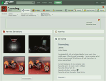 Tablet Screenshot of dzemobeg.deviantart.com