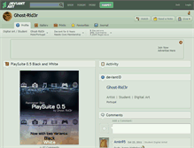 Tablet Screenshot of ghost-rid3r.deviantart.com