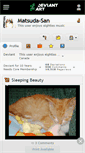 Mobile Screenshot of matsuda-san.deviantart.com