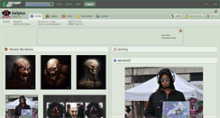 Desktop Screenshot of kaliptus.deviantart.com