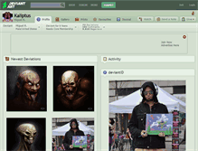 Tablet Screenshot of kaliptus.deviantart.com
