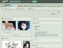 Tablet Screenshot of mokonaa.deviantart.com
