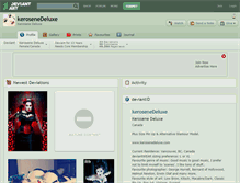 Tablet Screenshot of kerosenedeluxe.deviantart.com