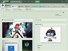 Tablet Screenshot of bena-rt.deviantart.com