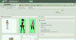 Desktop Screenshot of dawolf989.deviantart.com