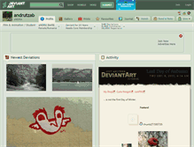 Tablet Screenshot of andrutzab.deviantart.com