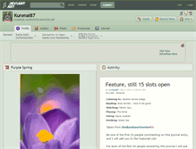Tablet Screenshot of kurenai87.deviantart.com