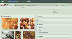 Desktop Screenshot of mary-lia.deviantart.com