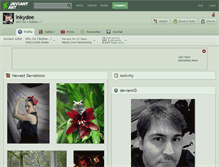 Tablet Screenshot of inkydee.deviantart.com