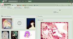 Desktop Screenshot of neko-panda.deviantart.com