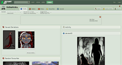 Desktop Screenshot of kotkamroku.deviantart.com