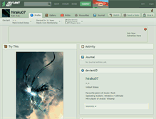 Tablet Screenshot of hiraku07.deviantart.com
