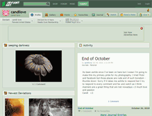 Tablet Screenshot of candilove.deviantart.com