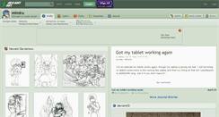 Desktop Screenshot of mimiru.deviantart.com