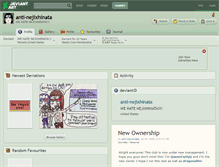 Tablet Screenshot of anti-nejixhinata.deviantart.com