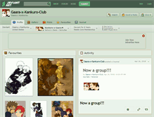 Tablet Screenshot of gaara-x-kankuro-club.deviantart.com