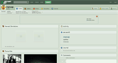 Desktop Screenshot of mancap.deviantart.com