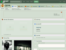 Tablet Screenshot of mancap.deviantart.com