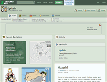 Tablet Screenshot of dpslash.deviantart.com