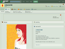 Tablet Screenshot of littlegirl88.deviantart.com