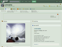 Tablet Screenshot of corbindallas.deviantart.com