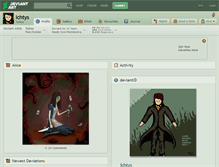 Tablet Screenshot of ichtys.deviantart.com