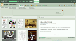 Desktop Screenshot of moose-on-mah-head-x3.deviantart.com