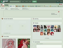 Tablet Screenshot of inslee.deviantart.com
