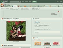 Tablet Screenshot of kiyomisa.deviantart.com