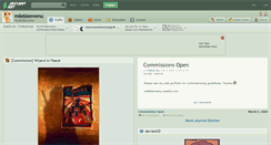 Desktop Screenshot of mllebienvenu.deviantart.com