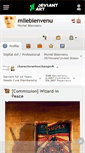 Mobile Screenshot of mllebienvenu.deviantart.com