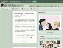 Tablet Screenshot of black-hayate-and-co.deviantart.com