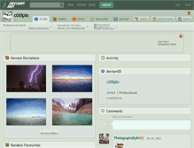 Tablet Screenshot of c00lpix.deviantart.com