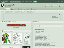 Tablet Screenshot of kumquatmuffin.deviantart.com