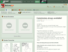Tablet Screenshot of butlova.deviantart.com