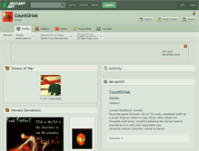 Tablet Screenshot of countorlok.deviantart.com