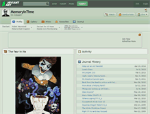 Tablet Screenshot of memoryintime.deviantart.com