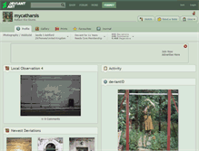 Tablet Screenshot of mycatharsis.deviantart.com