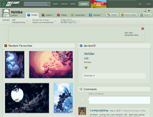 Tablet Screenshot of helsike.deviantart.com