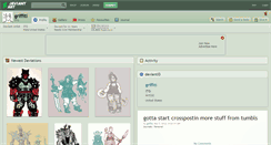 Desktop Screenshot of griffiti.deviantart.com