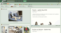 Desktop Screenshot of excilion.deviantart.com