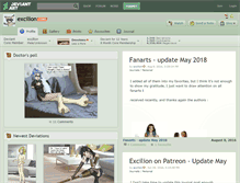 Tablet Screenshot of excilion.deviantart.com