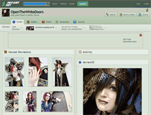 Tablet Screenshot of openthewhitedoors.deviantart.com