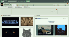 Desktop Screenshot of fullmetal-fox.deviantart.com
