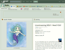 Tablet Screenshot of bepbo.deviantart.com