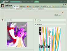 Tablet Screenshot of darkclone.deviantart.com