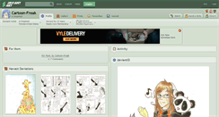 Desktop Screenshot of cartoon-freak.deviantart.com