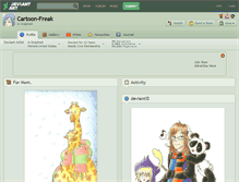 Tablet Screenshot of cartoon-freak.deviantart.com