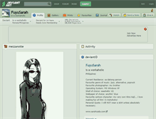 Tablet Screenshot of fuyusarah.deviantart.com