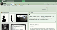 Desktop Screenshot of jagash.deviantart.com